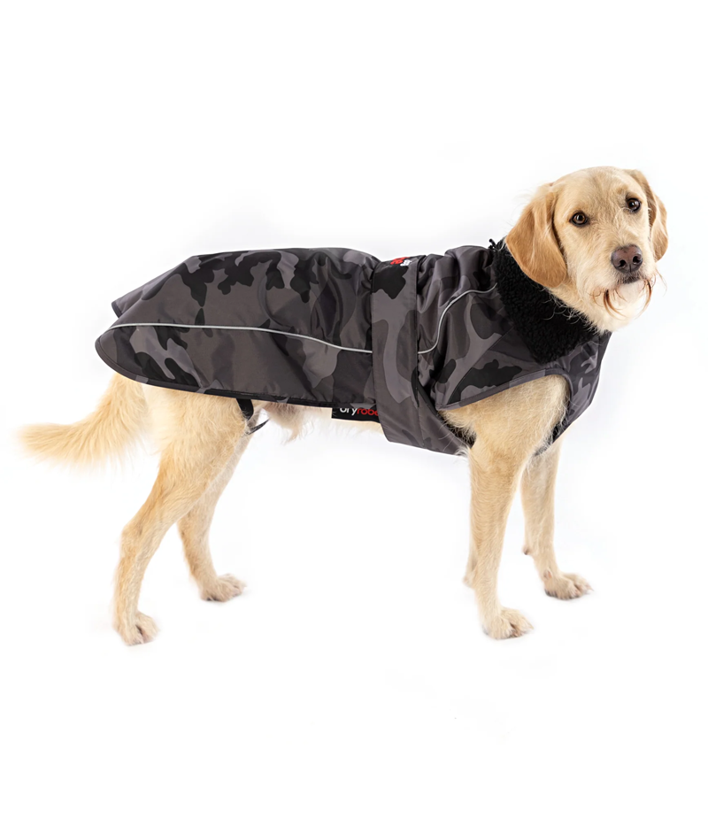 Dryrobe Dog Coat Black Camo/Black-3